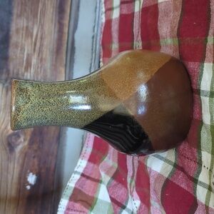Pottery Craft USA Elegant Brown Ceramic Vase